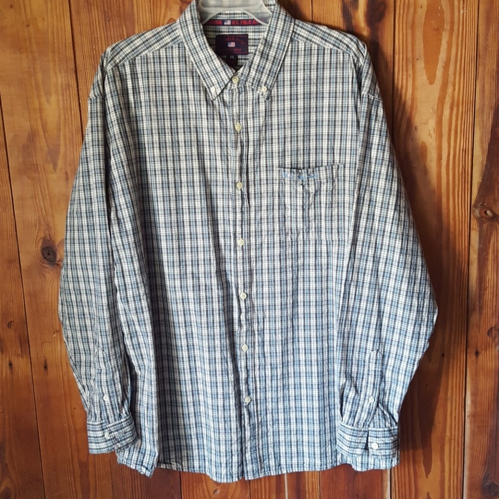 Polo Button Down Shirt, Size XXL Mens